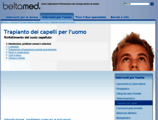 trapiantocapelli.net screenshot