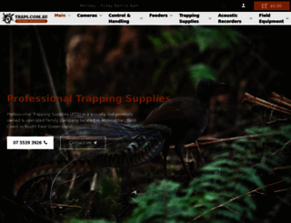 traps.com.au screenshot