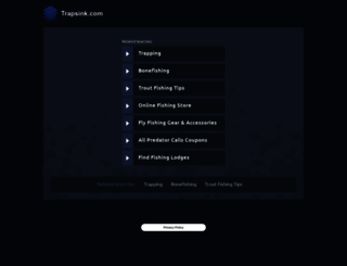 trapsink.com screenshot