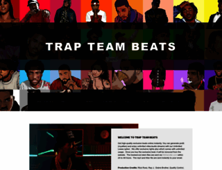 trapteambeats.com screenshot