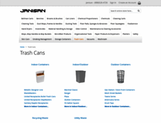 trashcandepot.com screenshot
