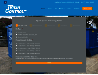 trashcontrol.co.nz screenshot