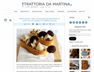trattoriadamartina.com screenshot