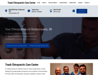 traubchiropractic.com screenshot