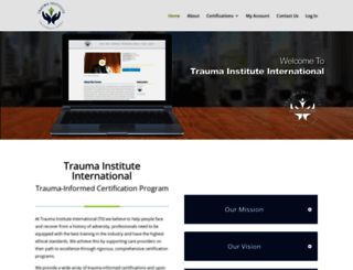 traumainstituteinternational.com screenshot