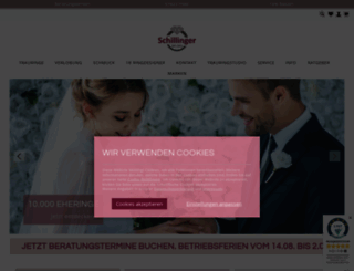 trauringe-schillinger.de screenshot