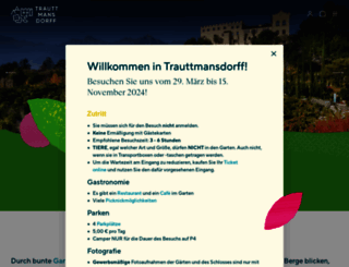 trauttmansdorff.it screenshot