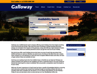 travel-galloway.com screenshot