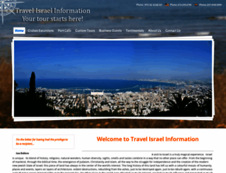 travel-israel.info screenshot