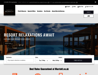 travel.marriott.co.uk screenshot