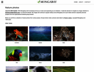 travel.mongabay.com screenshot