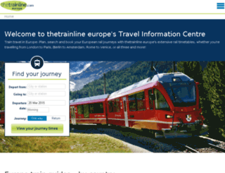 travel.thetrainline-europe.com screenshot