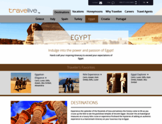 travel2egypt.com screenshot