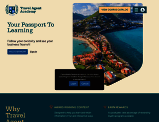travelagentacademy.com screenshot