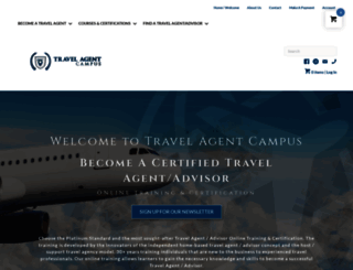 travelagentcampus.com screenshot