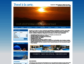 travelalacarte.co.uk screenshot
