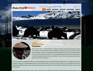 travelbhutan.com.bt screenshot