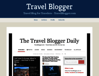 travelblogger.com screenshot