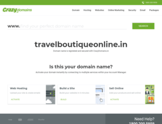 travelboutiqueonline.in screenshot
