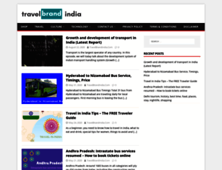 travelbrandindia.com screenshot