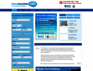 travelbubble.com screenshot