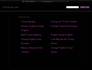 travelbudy.com screenshot