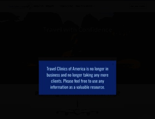 travelclinicsofamerica.com screenshot