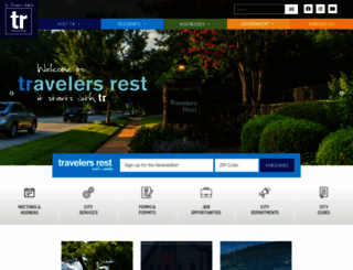 travelersrestsc.com screenshot
