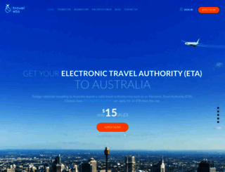 traveleta.com.au screenshot
