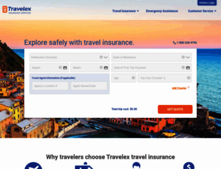 travelexinsurance.com screenshot