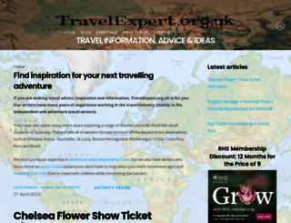 travelexpert.org.uk screenshot