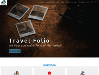 travelfolio.in screenshot