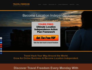 travelfreedompodcast.com screenshot