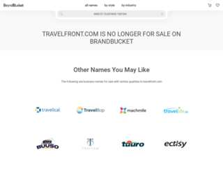 travelfront.com screenshot