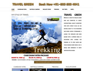 travelgreen.net.in screenshot