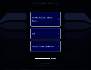travelhealthcontrol.com screenshot