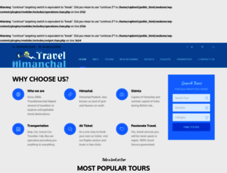 travelhimanchal.net screenshot