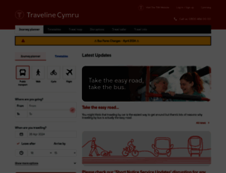 traveline.cymru screenshot