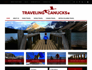travelingcanucks.com screenshot