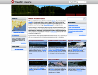 travelinontario.com screenshot
