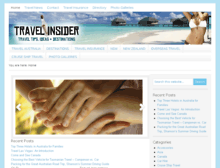 travelinsider.com.au screenshot