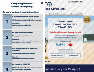 travelinsuranceoffice.com screenshot