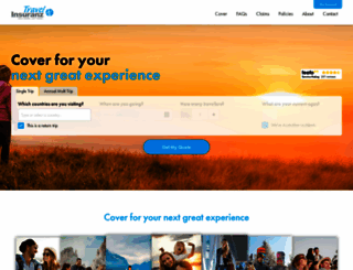 travelinsuranz.com.au screenshot