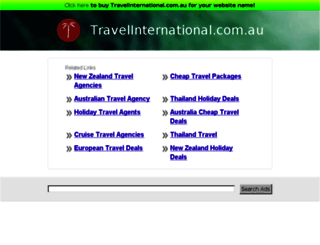 travelinternational.com.au screenshot