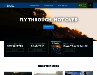 traveliowa.com screenshot