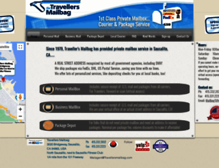travellersmailbag.com screenshot