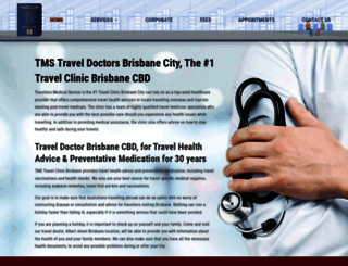 travellersmedicalservice.com screenshot