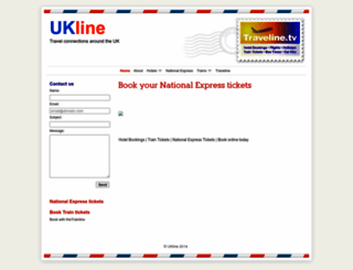 travelline.co.uk screenshot