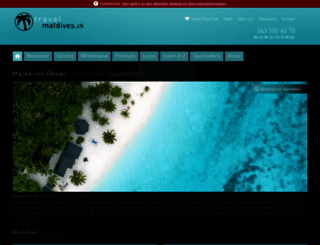 travelmaldives.ch screenshot