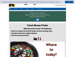 travelmoneyfinder.com screenshot